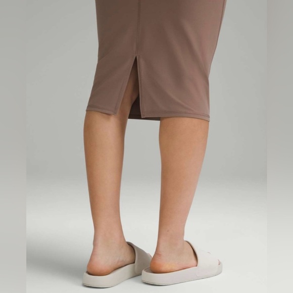 Lululemon Nulu Slim-Fit High-Rise Skirt in Taupetastic - Picture 2 of 4
